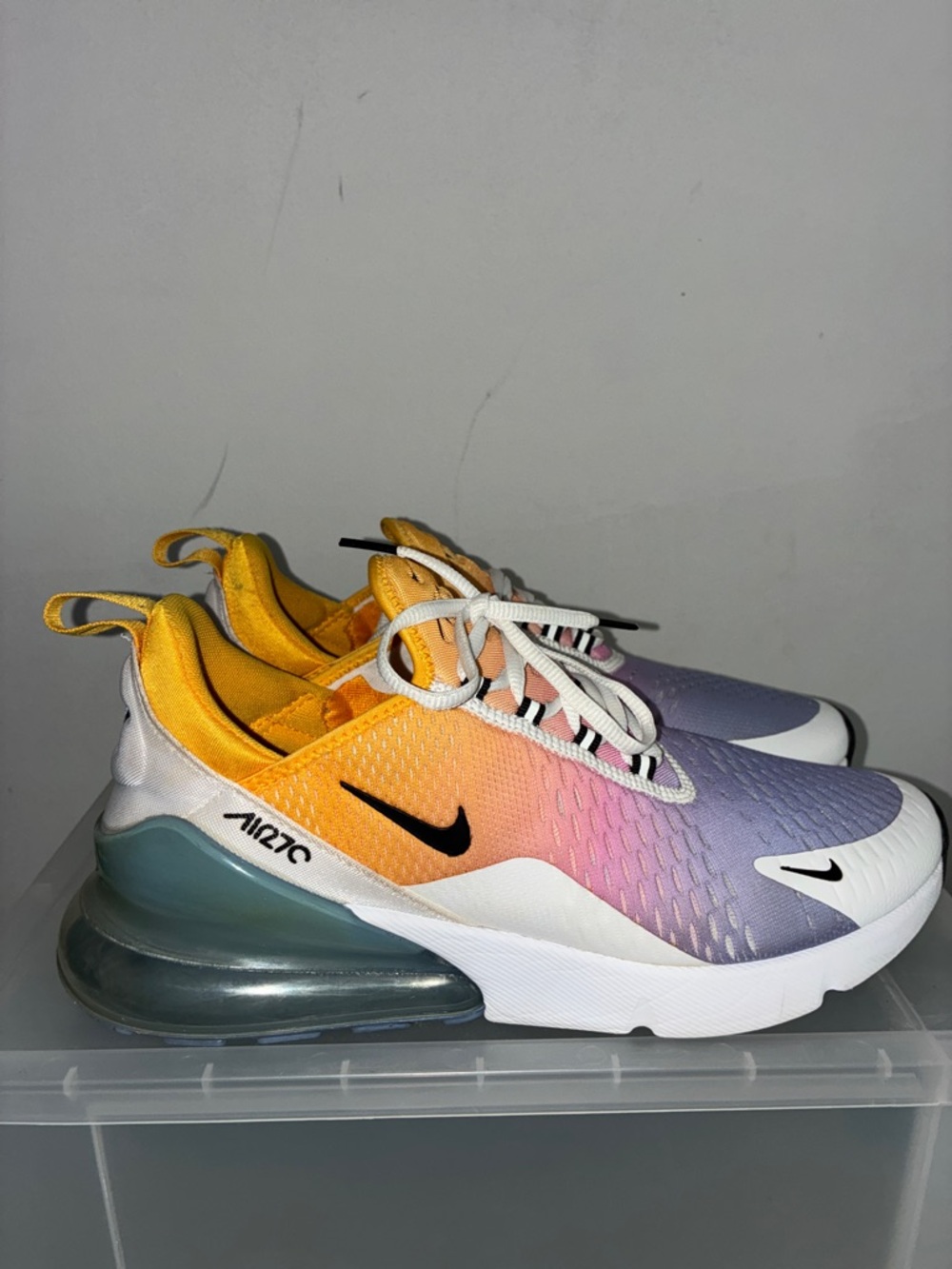 Nike Gradient Purple-Pink-Yellow Air Max Sneakers